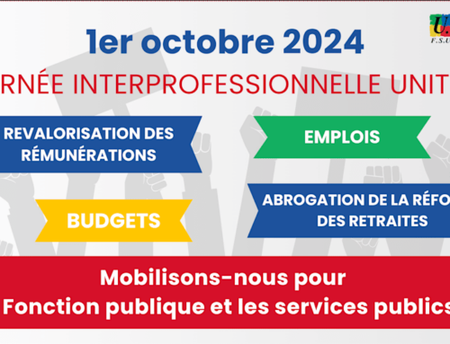 1er octobre : EN GRÈVE pour nos services publics, nos salaires, nos retraites